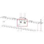 Surub RURIS PS777k-117, pentru motocoasa Ruris DAC 777K