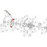 Cutit stanga RURIS 51210003, pentru motocultoarele Ruris