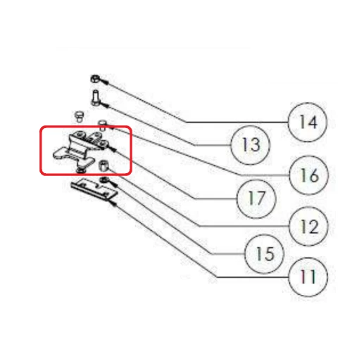 Capac ghidaj RURIS 621230, pentru motocoasa Ruris BASSI 999K/999B, KL 100