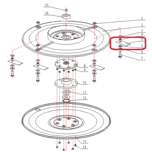 Lama RURIS PSCRT570-2-5, pentru motocoasa Ruris CRT 570