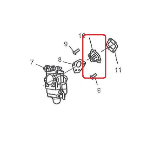 Ruris DAC 210Izolator RURIS PS210-2-10, pentru motocositoarea Ruris DAC 210
