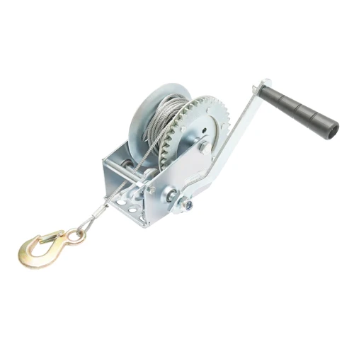 Troliu manual 450kg cu cablu otel 4mmx10m Breckner Germany