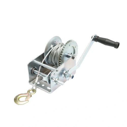 Troliu manual 900Kg cu cablu de otel fi 4.8mmx10m