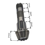 Ax melcat RURIS PS1001ksd-3-78, 9 dinti, pentru motocultor Ruris 1001Ksd