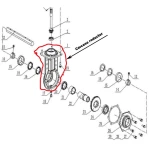 Carcasa reductor RURIS PS1001ksd-4-1, pentru motocultor Ruris 1001ksd, 1002ksd