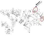 Manson coarne RURIS PS1001ksd-5-16, pentru motocultor Ruris 1001ksd, 1002ksd