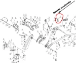 Maneta acceleratie RURIS PS1001ksd-5-21, pentru motocultor Ruris 1001ksd, 1002ksd