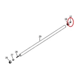 Bucsa metalica RURIS PS111S-1-27, pentru motocositoarea Ruris Hero 111s