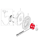 Oala demaror RURIS PS168f-10-7a, pentru motosapa Ruris 7009