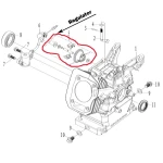 Ansamblu regulator turatie motor RURIS PS168f-2-5, pentru motosapa Ruris 6 cp, 6.5 cp, 7 cp