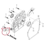 Buson ulei RURIS PS168f-3-2, pentru motosapa Ruris 6 cp, 6.5 cp, 7 cp