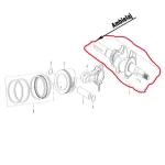 Ambielaj cu ax conic RURIS PS168f-4-1a, pentru motosapa Ruris 7009