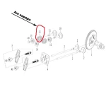 Arc supapa motor RURIS PS168f-5-13, pentru motosapa Ruris 6 cp, 6.5 cp, 7 cp