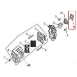 Garnitura RURIS PS210-2-11, pentru motocositoarea Ruris DAC 210