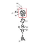 Cilindru RURIS PS210-2-44, pentru motocositoarea Ruris DAC 210