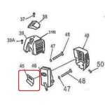 Garnitura toba RURIS PS210-2-45, pentru motocositoarea Ruris DAC 210