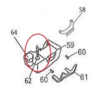 Ansamblu furtun alimentare RURIS PS210-2-62, pentru motocositoarea Ruris DAC 210