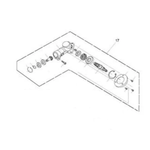 Cap reductor RURIS PS280c-2-1, pentru motocositoarea Ruris 280C