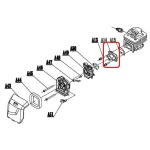 Izolator admisie RURIS PS309c-2-64, pentru motocositoarea Ruris 309C