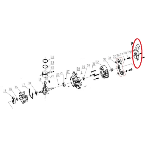 Bobina aprindere RURIS PS320-2-40, pentru motocoasa Ruris 320