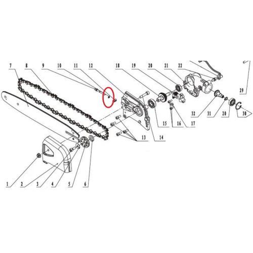 Saiba RURIS PS335-3-10, pentru motocositoarea Ruris DAC 335
