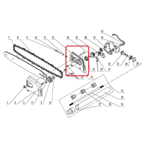 Capac RURIS PS335-3-12, pentru motocositoarea Ruris DAC 335