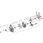 Bobina aprindere RURIS PS441-2-40, pentru motocositoarea Ruris RX 441S