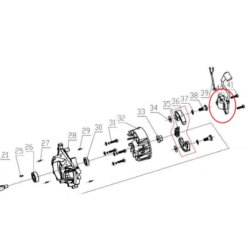 Bobina aprindere RURIS PS441-2-40, pentru motocositoarea Ruris RX 441S