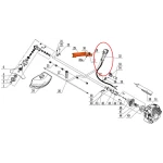 Ansamblu acceleratie RURIS PS520c-2-32, pentru motocositoarea Ruris 520C