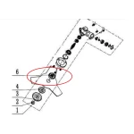 Blocator RURIS PS520c-2-6, pentru motocositoarea Ruris 520C