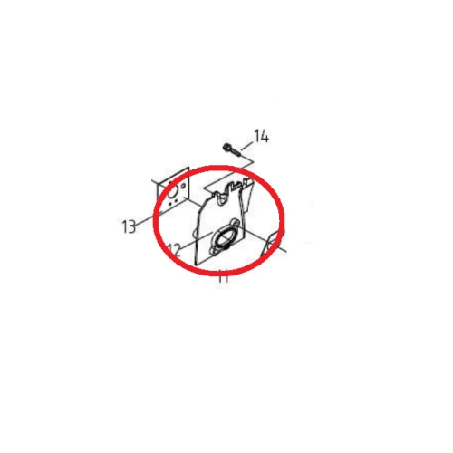 Placa izolator RURIS PS633es-1-12, pentru motocositoarea Ruris 633ES