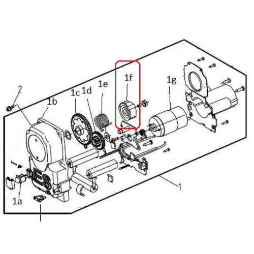 Cuplaj RURIS PS633es-1-1f, pentru motocositoarea Ruris 633ES