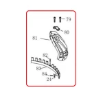 Ansamblu aparatoare RURIS PS633es-2-78, pentru motocoasa Ruris 633ES