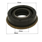 Simering stanga ax transmisie RURIS PS6500k-1-40, 52 x 25 x 10 mm, pentru motosapa Ruris, Dac, Zimbru, Gigant
