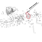 Suport fixare accesorii RURIS PS6500k-3-15, pentru motosapa Ruris 6 cp, 6.5 cp, 7 cp