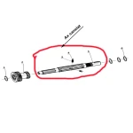 Ax canelat transmisie RURIS PS721K-4-5, pentru motocultor Ruris 721K