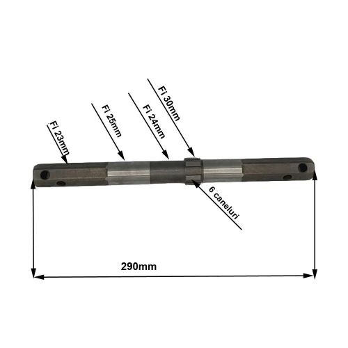 Ax transmisie RURIS PS731-2-12, pentru motocultor Ruris 731K