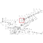 Inel etansare RURIS PS731-2-43, diametru 37.5 x 1.8, pentru motocultoarele Ruris 731