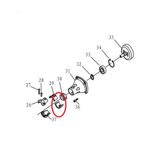 Manson B RURIS PS731c-2-30, pentru motocositoarea Ruris 731C