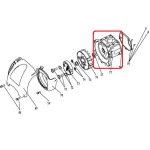 Bloc motor RURIS PS740c-1-77, pentru motocoasa Ruris 740c