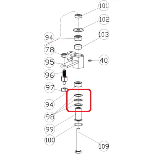 Saiba RURIS PS777k-98, pentru motocoasa Ruris DAC 777K