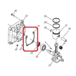 Garnitura etansare RURIS PSA109S-1-24, pentru pulverizatorul Ruris A109S