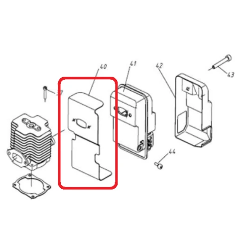 Garnitura toba RURIS PSA109S-1-40, pentru pulverizatorul Ruris A109S