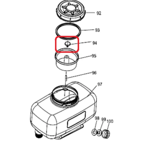 Valva RURIS PSA109S-2-94, pentru pulverizatorul Ruris A109S