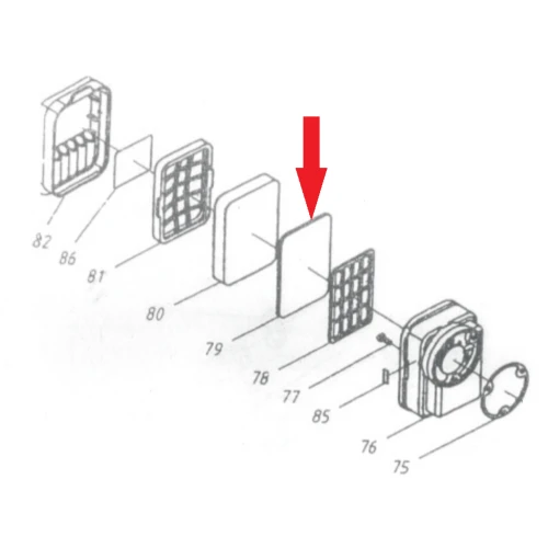 Filtru protectie RURIS PSA203-1-79, pentru atomizoarele Ruris A203