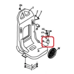 Amortizor vibratii RURIS PSA203-2-09, pentru pulverizatorul Ruris A203