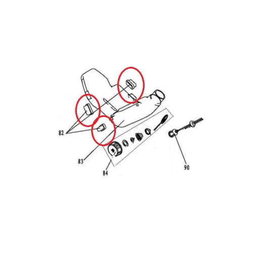 Amortizor RURIS PSASE45-2-48, pentru motocoasa Ruris Expert 45