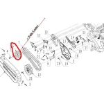 Fulie conica RURIS PSCRT570-3-10, pentru motocultoarele Ruris CRT570