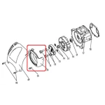 Carcasa ambreiaj RURIS PSELN339s-1-3, pentru motocositoarea Ruris Elan 339s