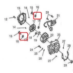 Saiba elastica RURIS PSELN359-1-39, pentru motocositoarea Ruris Elan 359